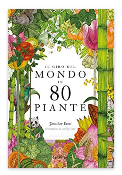 okładka książki Il giro del mondo in 80 piante