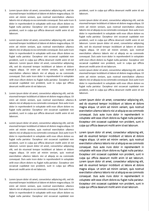 Strona A4 gęsto zapisana drobnym drukiem - warunki OWU jako przykład bardzo dużej objętości tekstu na jednej stronie, co wyjaśnia bezsensowność pytania o to ile kosztuje tłumaczenie strony A4